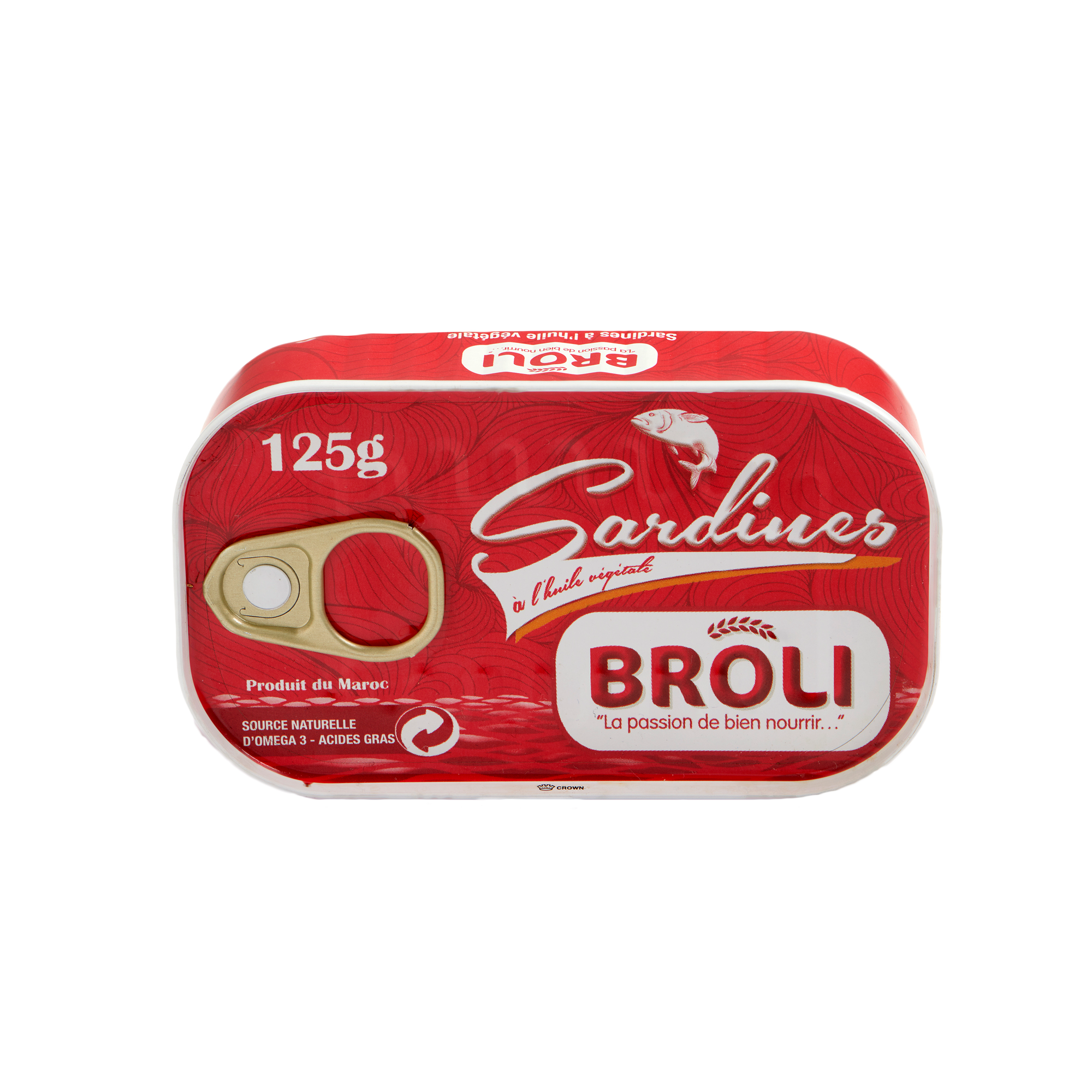 Sardine à Huile Végétale M non pimenté Broli