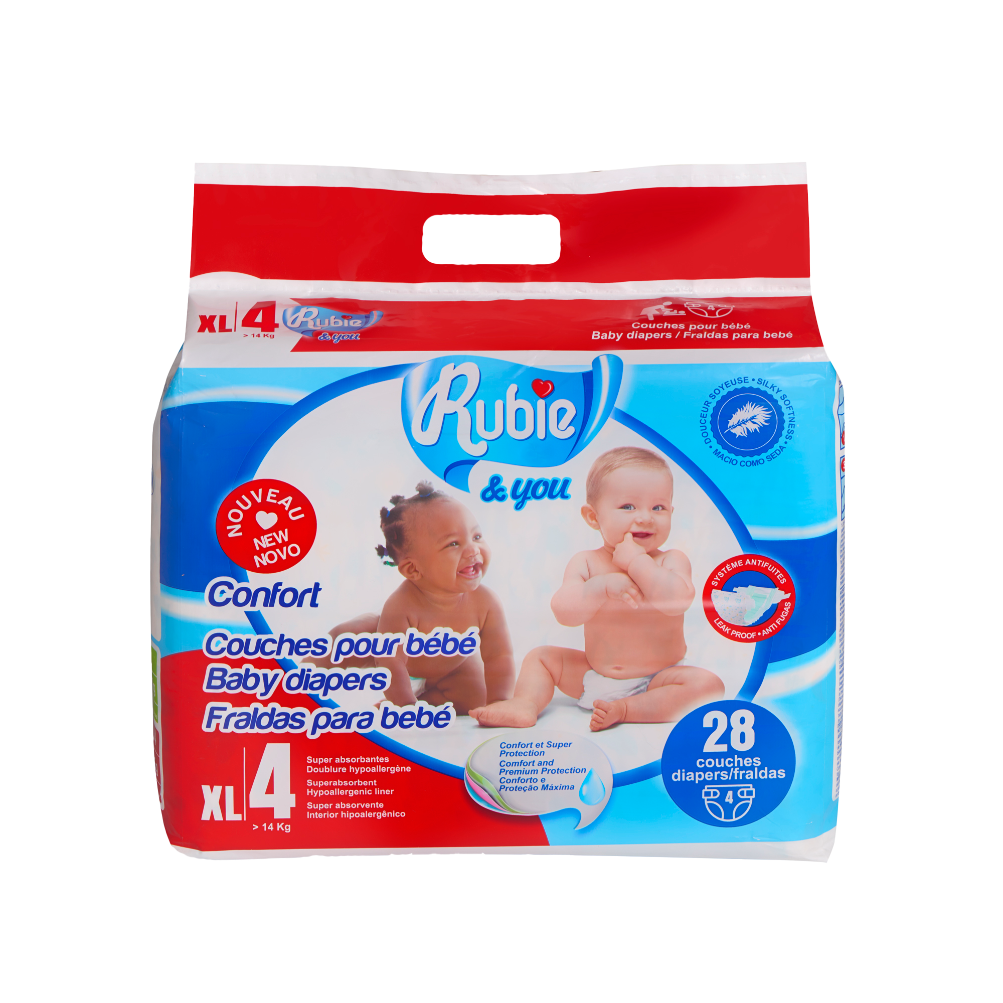 Couche bébés Rubie & You XL (14kg + )